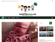 Tablet Screenshot of lovelylittleleaves.com